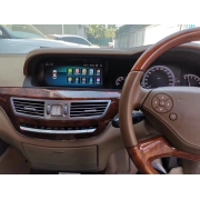 奔驰S350安卓10.25寸大屏导航 4G上网 左肽右肽 奔驰S级导航